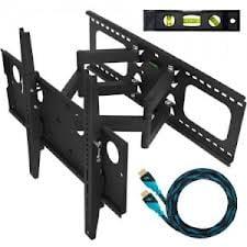 Full Motion Tv wall mounts sold here at $45 . Installation also is available for an extra charge.