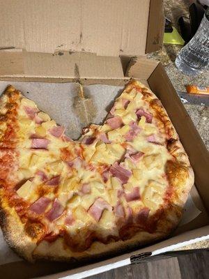 Hawaiian pizza.