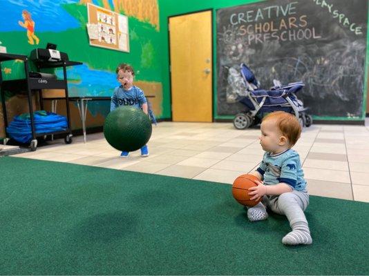 Ballers in the CSP Playspace