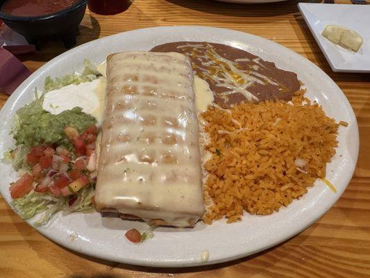 Chicken chimichanga