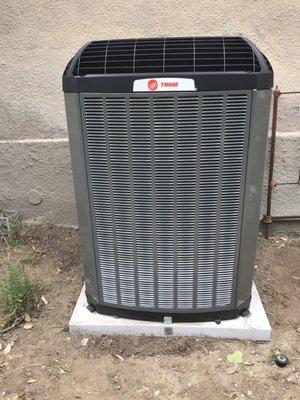 Our new Trane AC unit.