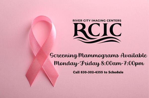 New Evening Hours for Screening Mammograms!