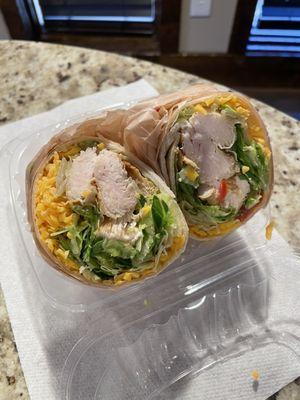 Classic chicken wrap