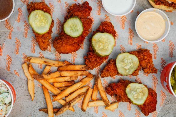 The best hot chicken and not chicken you've ever had.