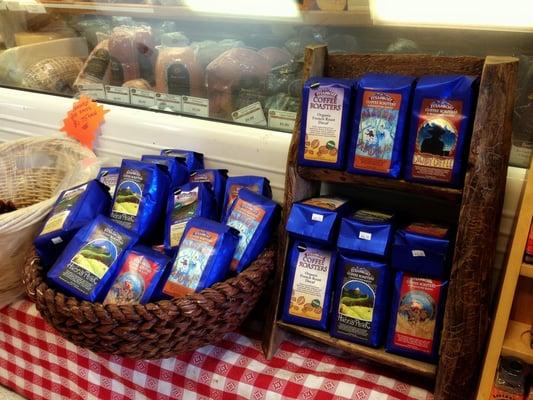 Stop by Steamboat Meat & Seafood Co and pick up a bag of fresh roasted coffee!