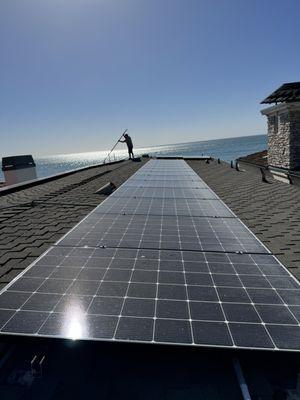 Solar panel cleaning in  Capistrano Beach