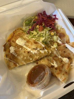 Chicken quesadilla