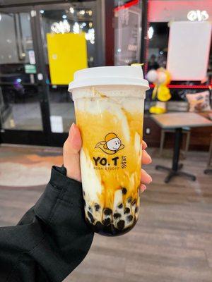 M1. Brown Sugar Boba Milk ( 16 oz. )