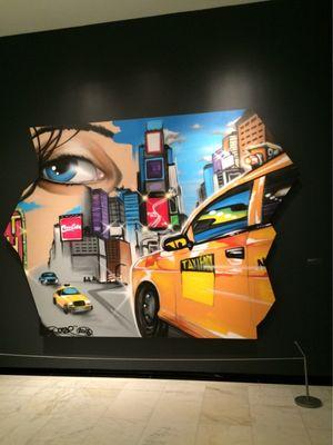 Artist use taxis for this exhibit I attended. osted 06/06/22