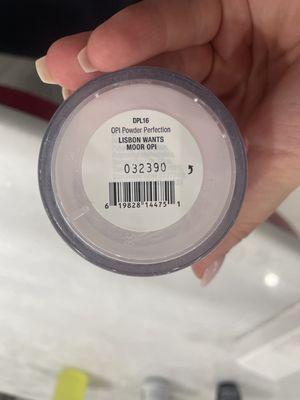 OPI powder in Lisbon Wants Moor OPI