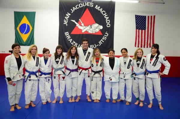 In 2018, all levels of ladies at our school. Definitely rare in the martial arts community to have this many in one spot.