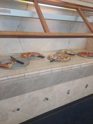 The lunch pizza buffet