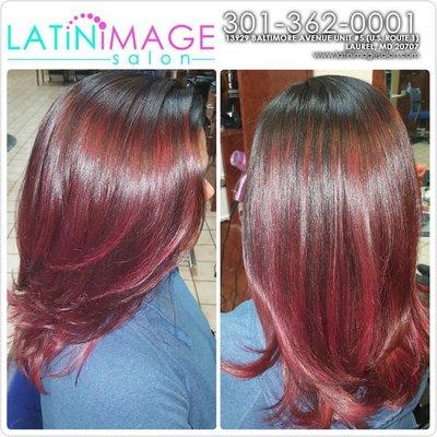 Red hair color