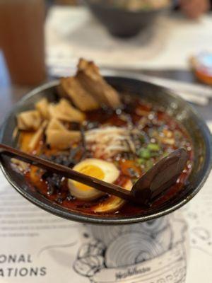 tokatsu spicy black ramen