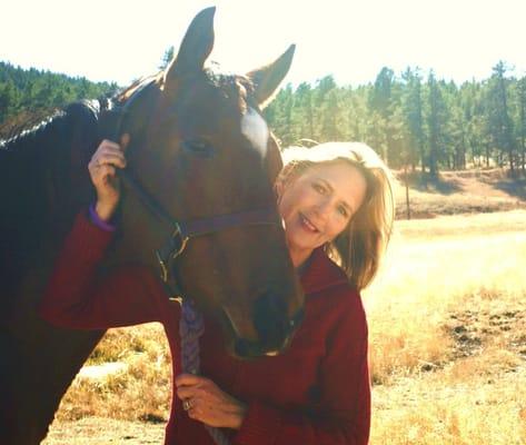 Suzanne & her therapy partner Harmony