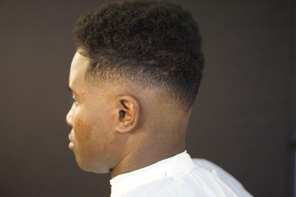 Medium bald drop fade  by Ethan Mortenson