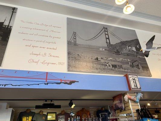 Golden Gate Bridge wall