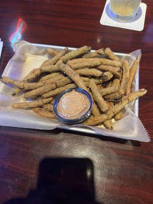 Spicy Fried Green Beans Appetizer