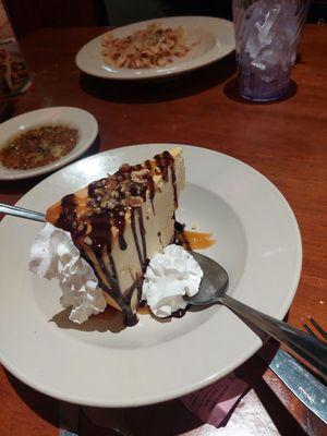 Turtle cheesecake TALL & Tasty! Crunchy, Candied pecans! 11-15-24