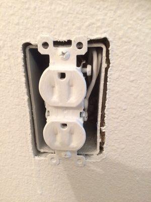 Outlet unusable