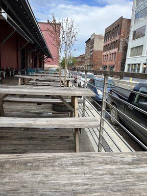 Outdoor seating