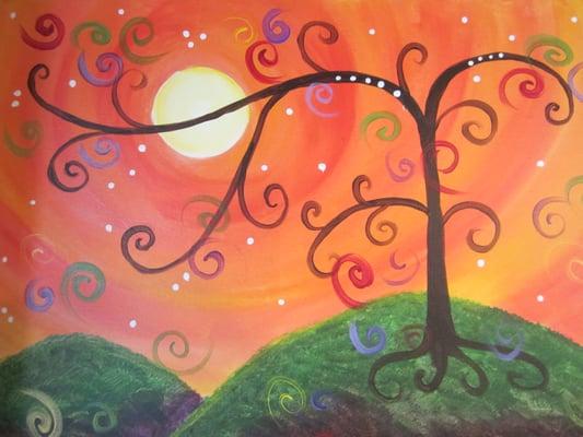 Join us for a fall fun event painting the Whimsical Tree!