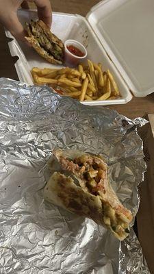 i got the Mexican burger and burrito california(toasted). 10/10 for both of them. Recommend!!!!!!!!!!