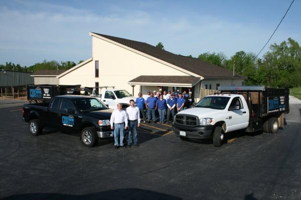 At Cox Roofing, we don't sub contract.  There are some of the smiling faces you'll see when you hire us to do your roof!