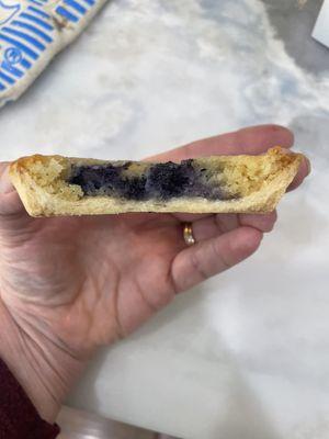 Blueberry frangipane tart