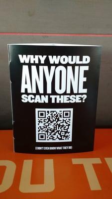 First time I scanned a QR code in years...