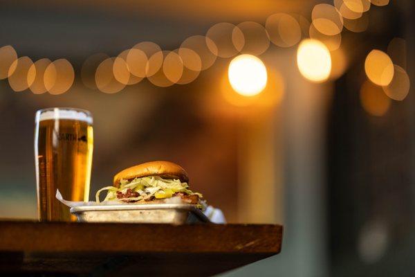 Craft beers and outrageous hot dog & burger menus!