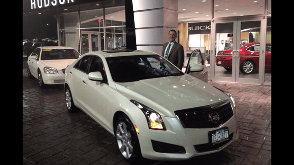 One of three cars purchased this year at Hudson's. Loving the Caddy!