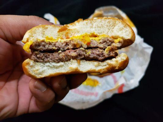 Double cheeseburger