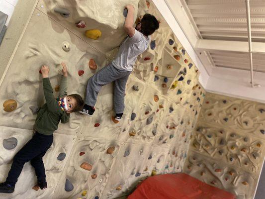 Pretty awesome climbing wall