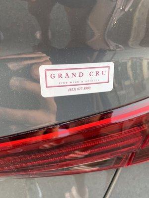 Grand Cru Wine and Spirits