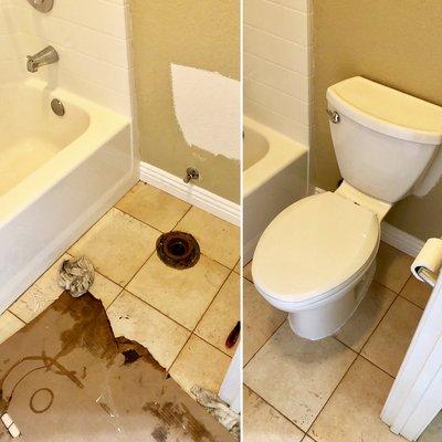 Toilet repairs