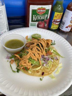 Taco de pescado