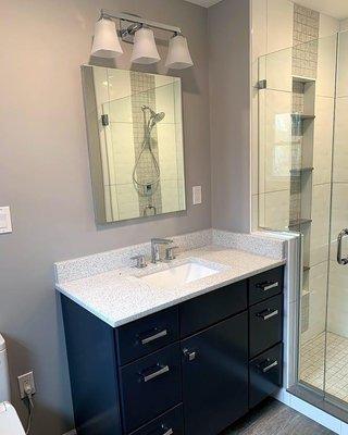 Remodeled bathroom