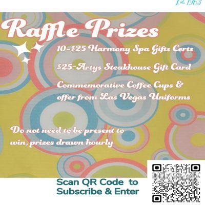 Join our raffle today