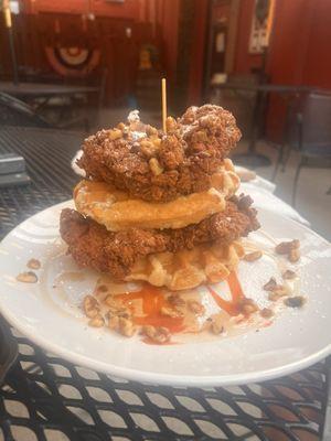 Chicken and waffles