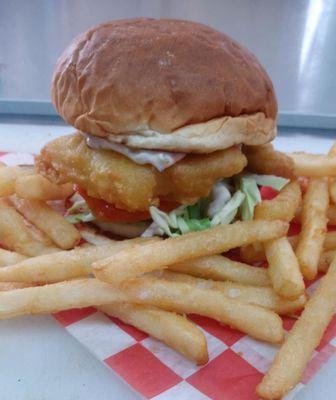 Fried cod sandwich!