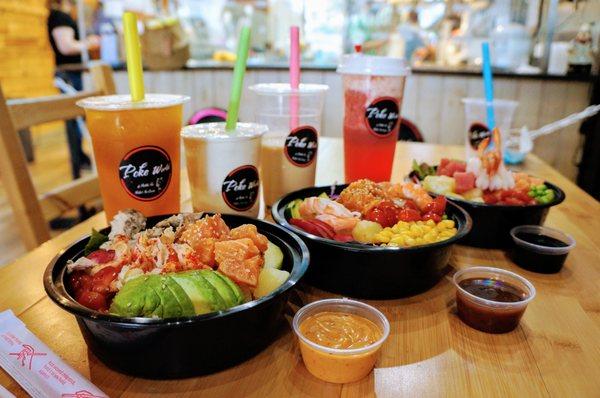 Bubble Tea and Poke Bowls