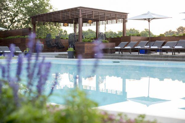 Woodside's upper pool is for adults only. Soak up the sun in a relaxing environment, enjoy live local music and DJs throughout the summer.