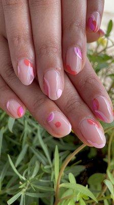 Powder Gel manicure