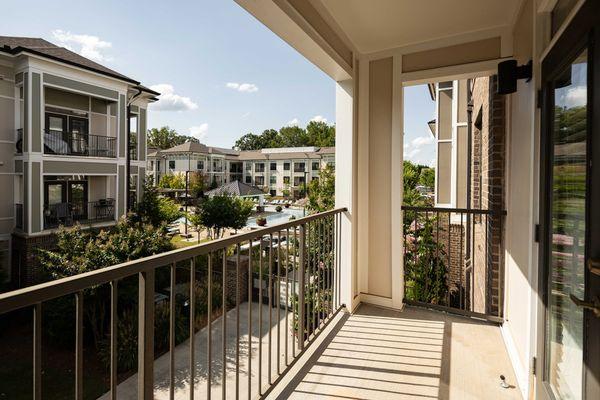 Patio or balcony in each unit