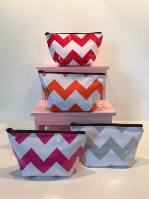 Chevron Cosmetic Bags