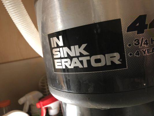 Sink disposal service