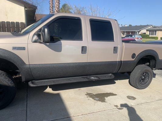 Rocker panel and Fenders  ,Bullet Liner