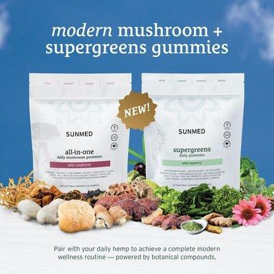 IT'S HERE!! 
Meet our 2 new mushroom products, the all-in-ones and supergreens Supercharge your wellness routine today!