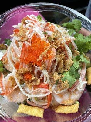 Poke bowl with Shrimp and Krab A. Build Your Own Poke Bowl